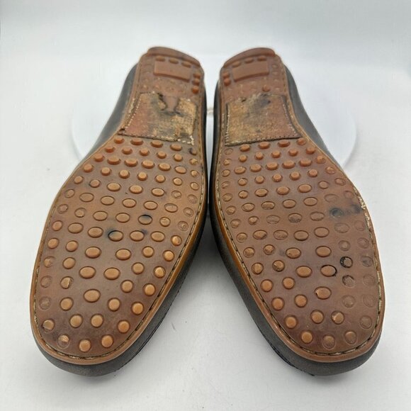 Allen Edmonds Interstate 90 Men Sz 9 Brown Leather Driving Moccasin Dress Shoes - Picture 10 of 14